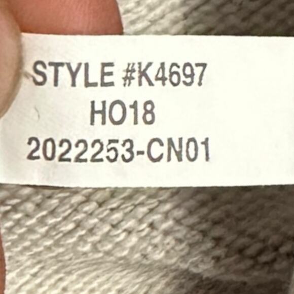 J. Crew Jackson Hole Preppy Crewneck Pullover Sweatshirt Gray Size S - Picture 5 of 8